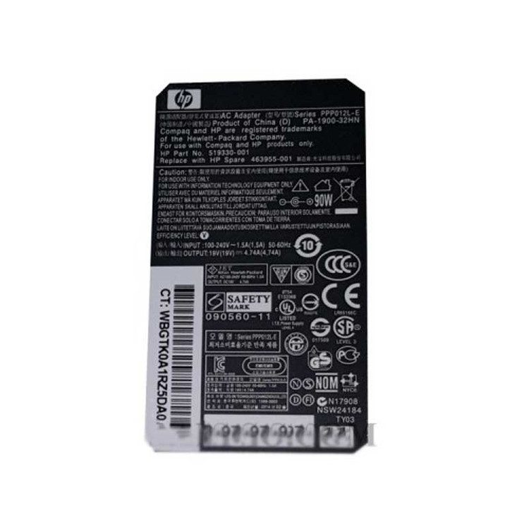 شارژر لپ تاپ HP اورجینال ۱۹ ولت ۴.۷ آمپر با کانکتور استاندارد