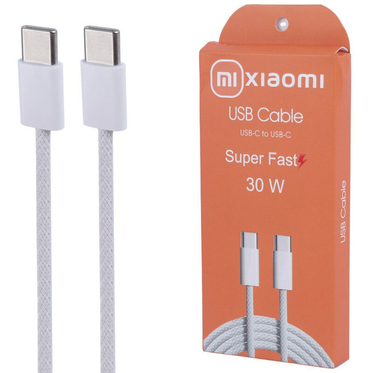 کابل دو سر تایپ سی فست شارژ Xiaomi High Copy ۳۰