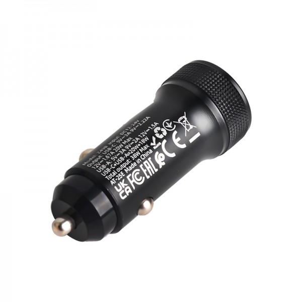 شارژر فندکی 38 وات دو پورت هوکو (hoco) مدل Z49B
