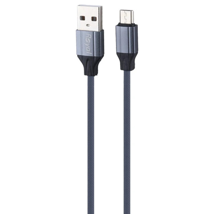 کابل میکرو یو اس بی فست شارژ 2.4 آمپر رویال RCS-118 طول 1 متر
