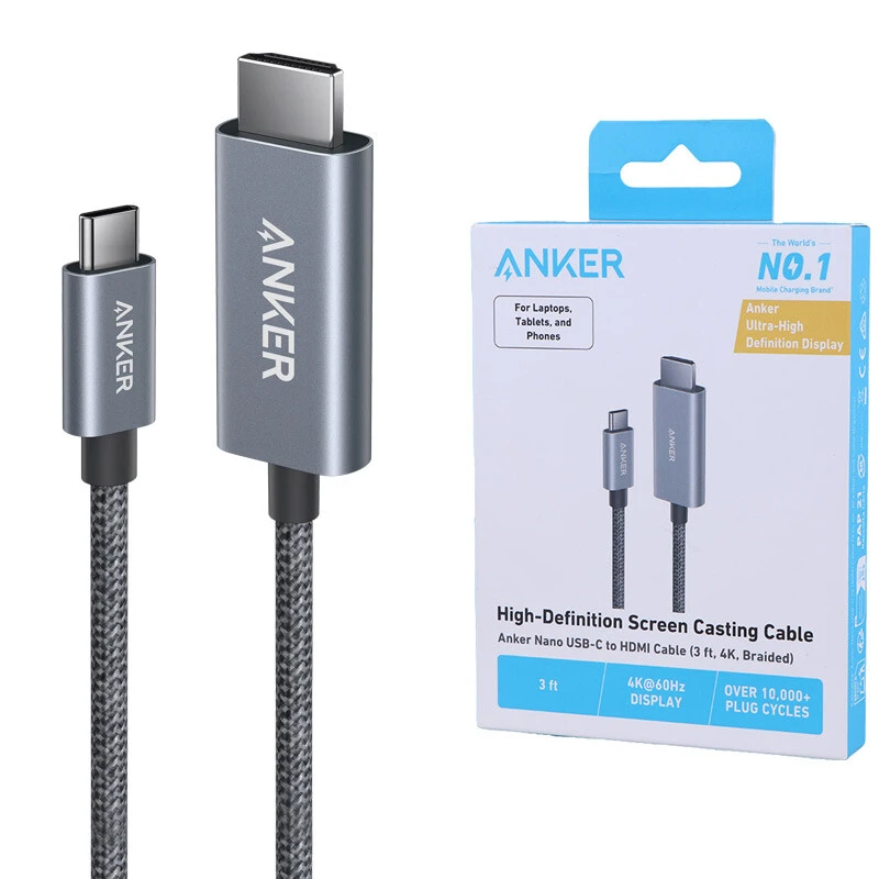کابل تبدیل Type-C به HDMI انکر A87E0-H11